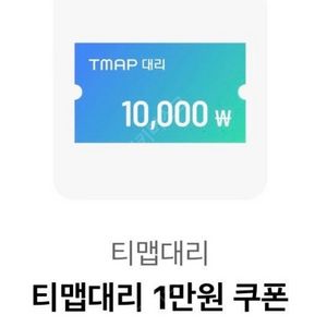 티맵대리 1만원 쿠폰(8/31)