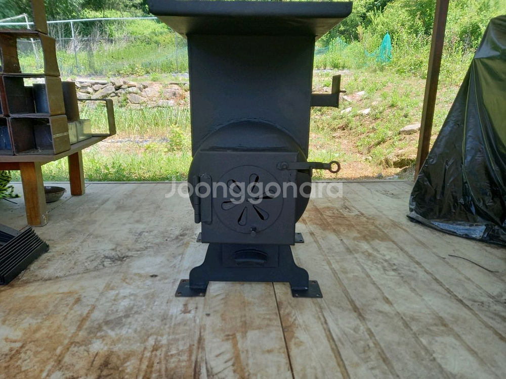 화목난로 고기불판 입니다--0