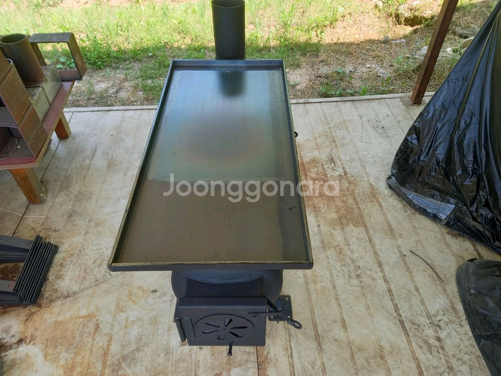 화목난로 고기불판 입니다--4