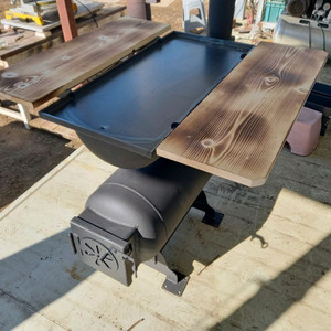 화목난로 고기불판 입니다