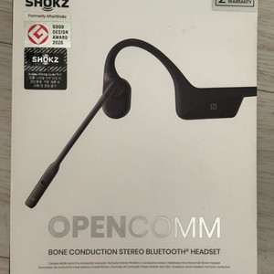Shokz OpenComm 골전도 헤드셋