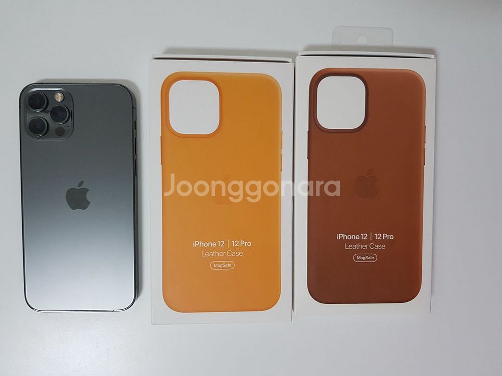 아이폰 12 PRO + 애플 정품 케이스--0