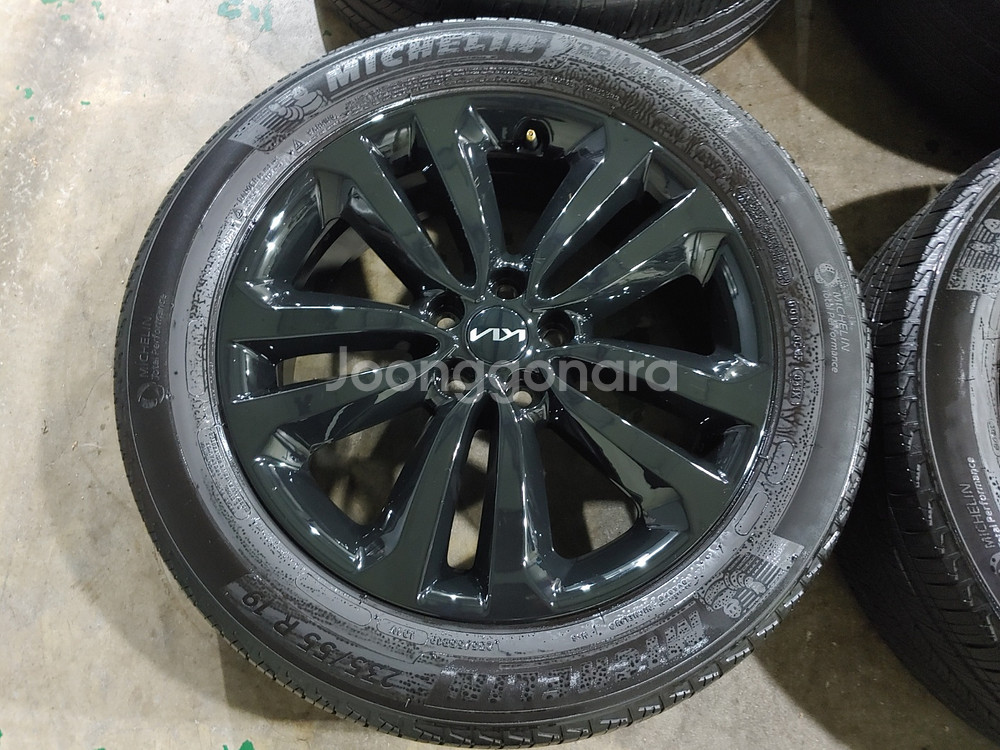 올뉴카니발 19인치 블랙 휠타이어--3