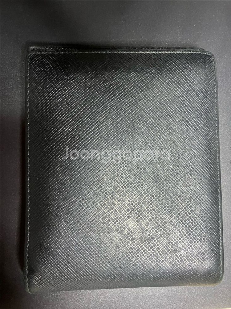 프라다 사피아노 지갑 블랙--0