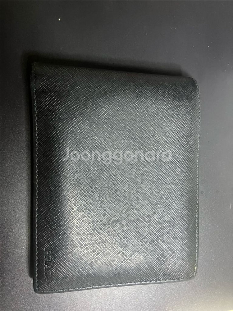 프라다 사피아노 지갑 블랙--1