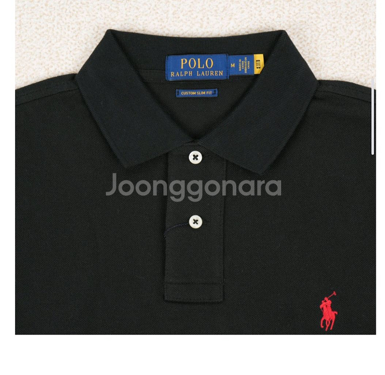 (새상품) 폴로 랄프로렌 PK티 백화점 정품 블랙 L--4
