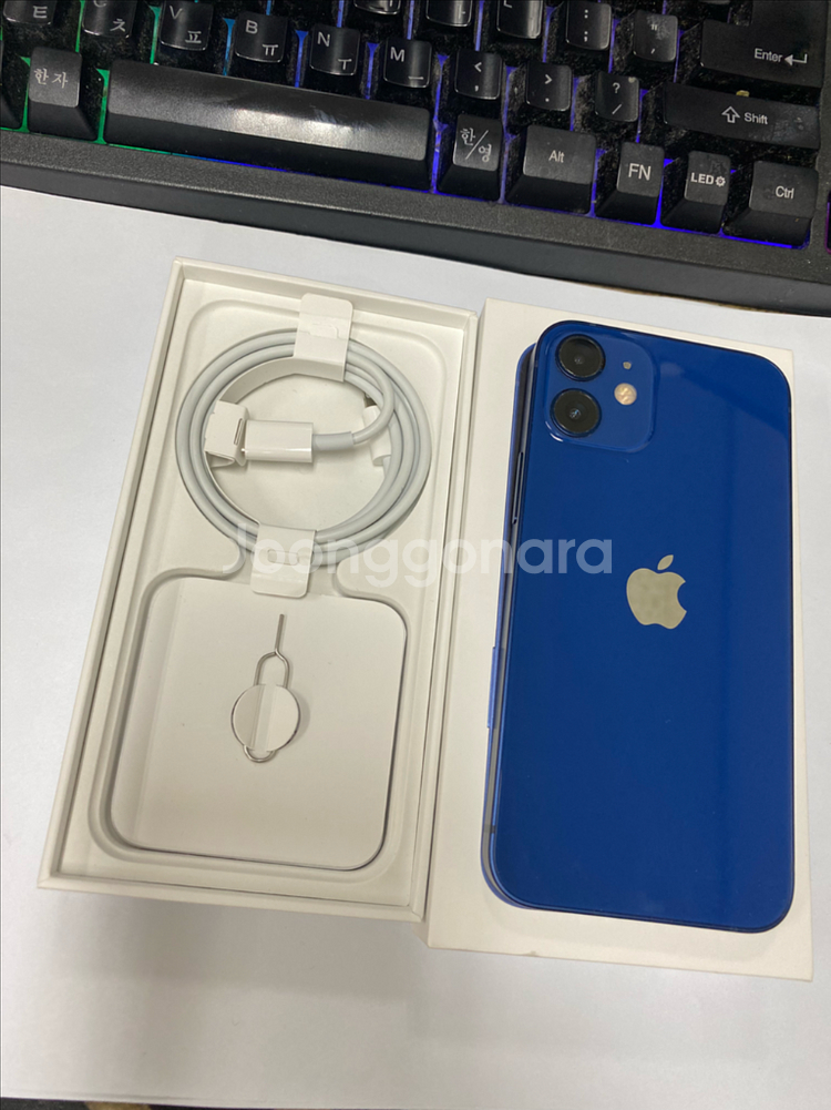 아이폰12미니 블루 A급 128GB 풀박스--0