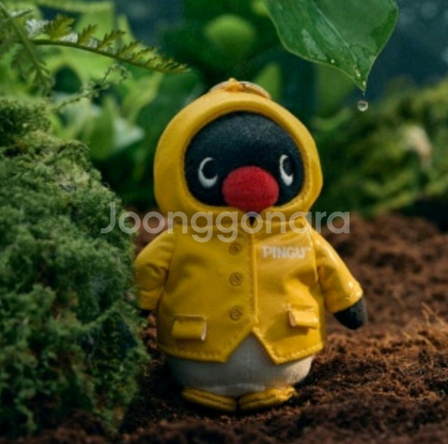 우비 핑구 인형 키링--0