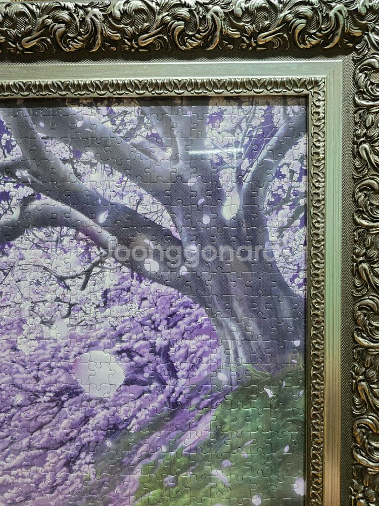 직소퍼즐+퍼즐액자 팝니다(사쿠라의바람)세로65가로87--2