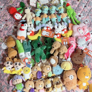[새상품]캐릭터 인형 키링 모음(총38개)