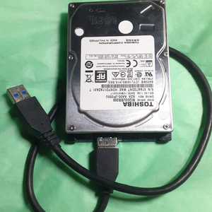 도시바 2TB 외장하드 USB3.0 2.5인치