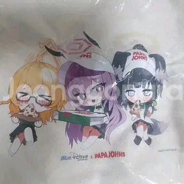 블루아카이브 파파존스 에코백--0