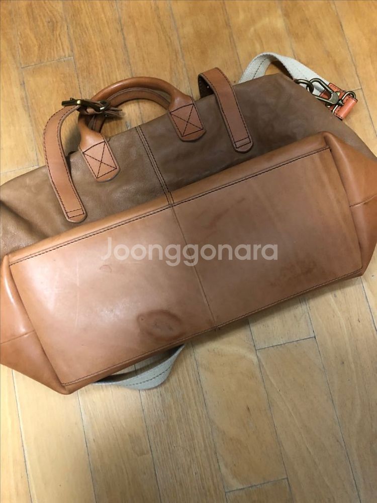 FOSSIL 파슬 빈티지 레더 가죽 트래블 백 가방--6