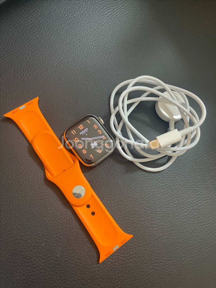 애플워치8에르메스 실버 41mm SSS급 애플케어+--0