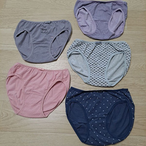 투바나나 면스판 미디 여성 팬티 5장(85)