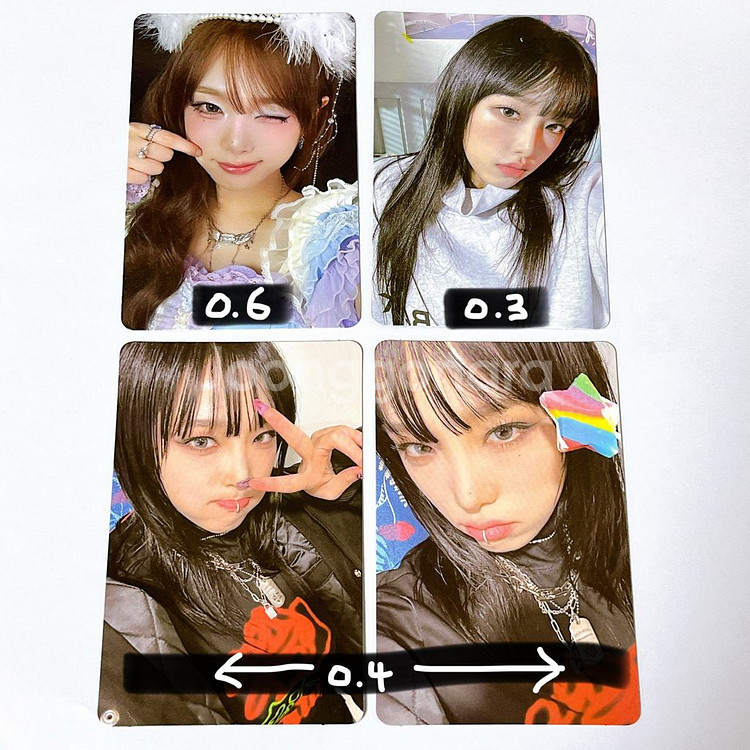 최예나 앨포 포카 블루밍윙즈 러브워 양도 판매--0