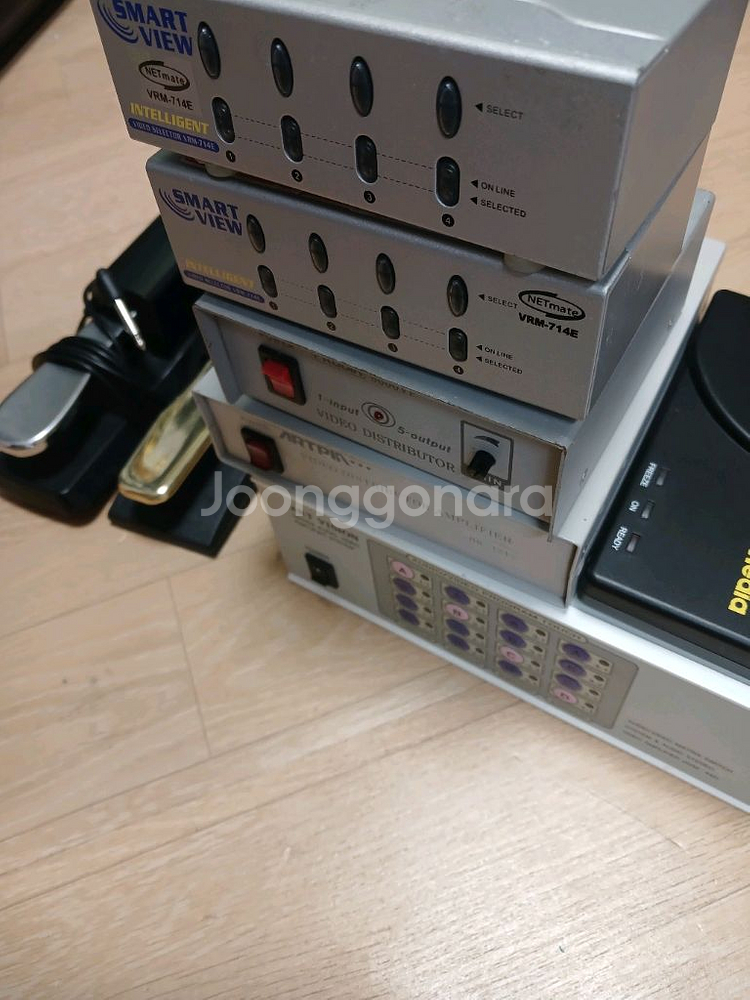 모든 영상 밎 음성 분배 조정기 팝니다--1