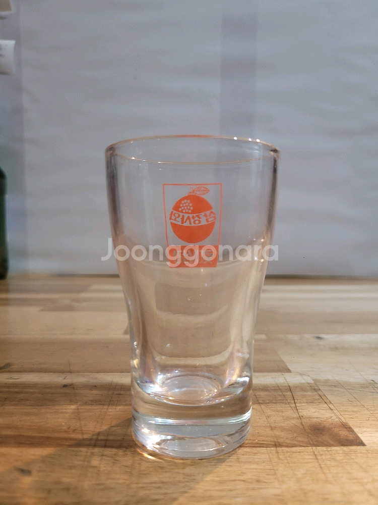 롯데삼강 삼강사와 쥬스잔 쥬스컵 레트로 빈티지 잔 컵--1