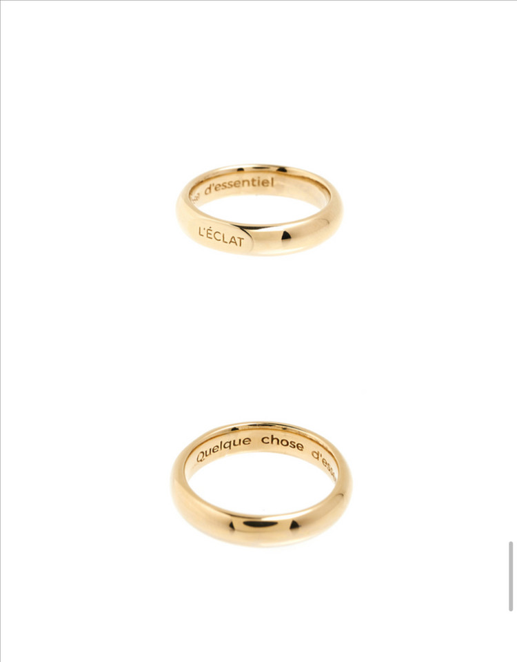 레끌라 컷팅반지 10호 NEW CUT LOGO RING--0