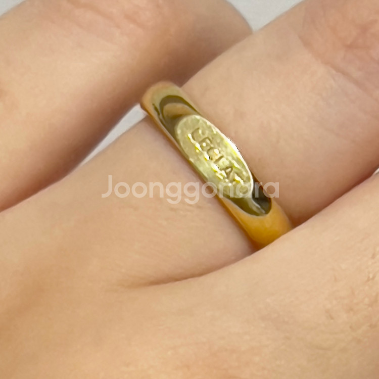 레끌라 컷팅반지 10호 NEW CUT LOGO RING--4