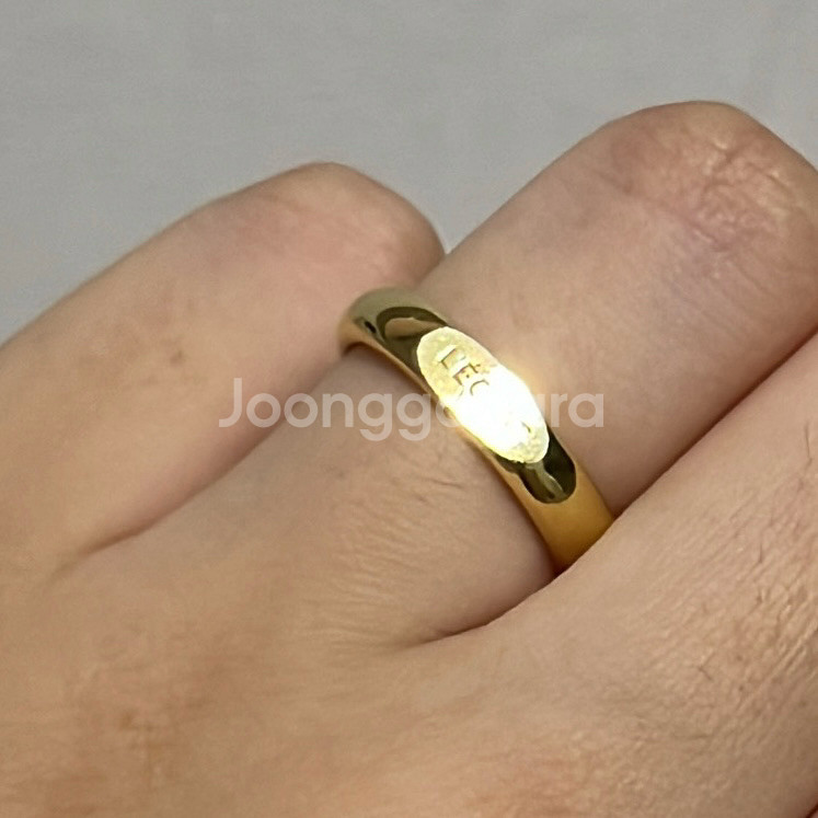 레끌라 컷팅반지 10호 NEW CUT LOGO RING--2