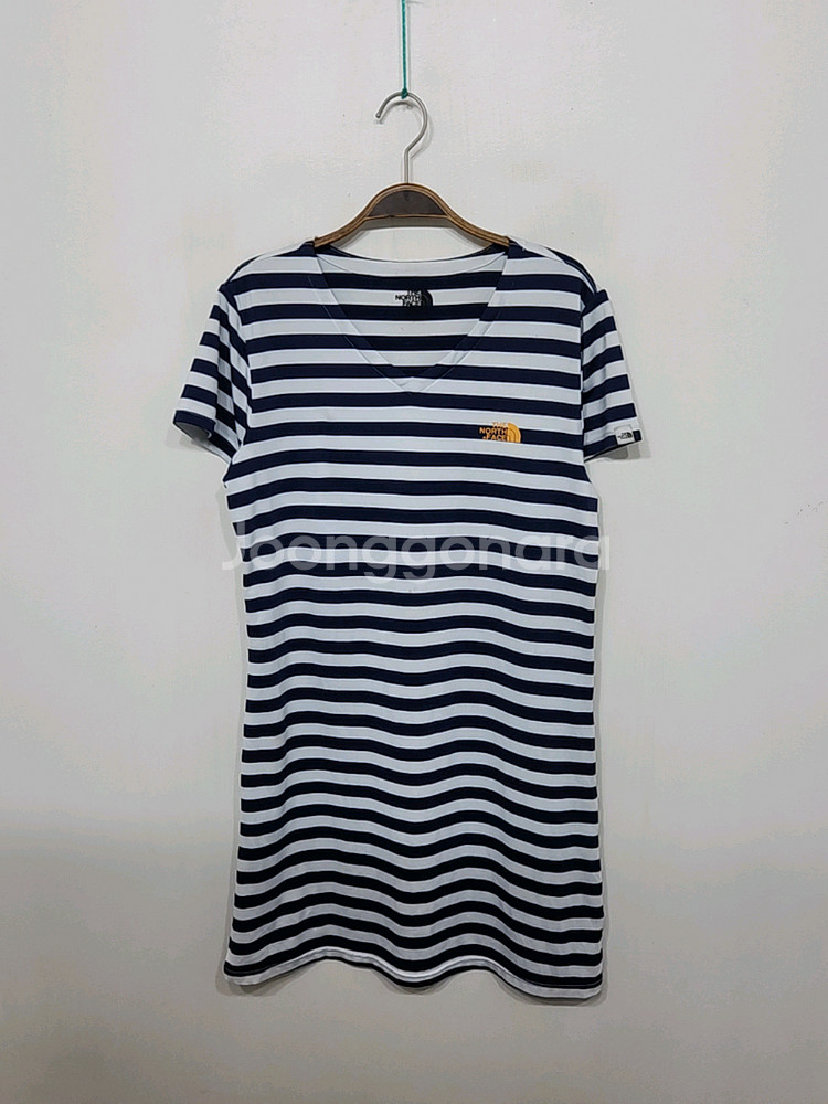 (95) 노스페이스 반팔 원피스 단가라 스판 노카라--0