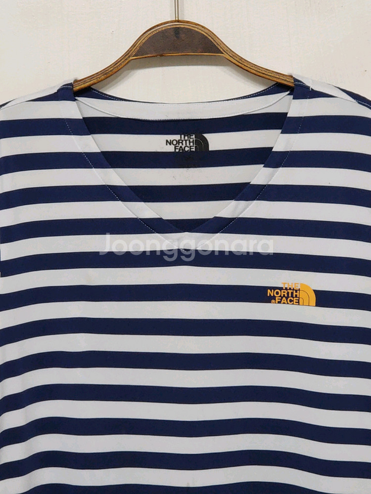 (95) 노스페이스 반팔 원피스 단가라 스판 노카라--1