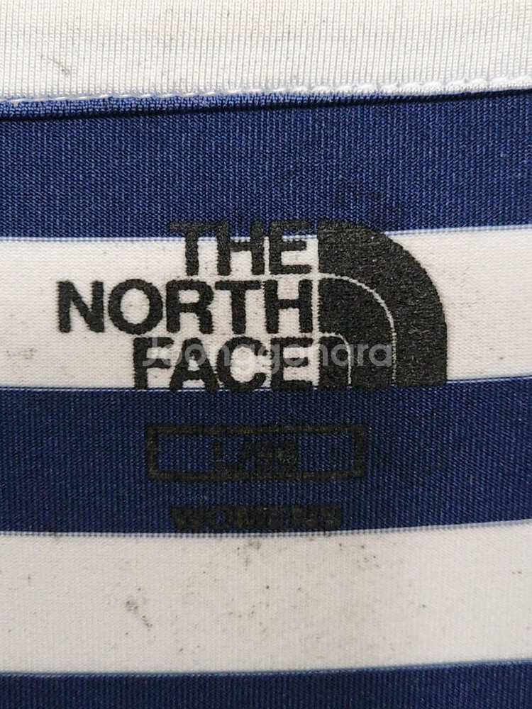 (95) 노스페이스 반팔 원피스 단가라 스판 노카라--2