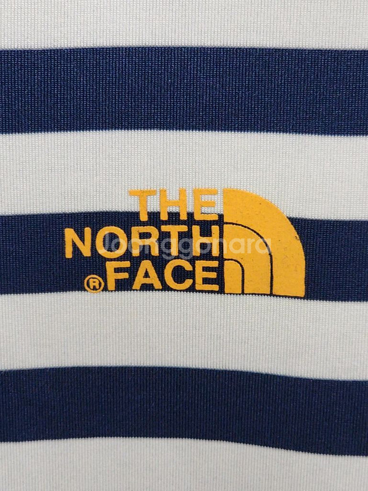 (95) 노스페이스 반팔 원피스 단가라 스판 노카라--3