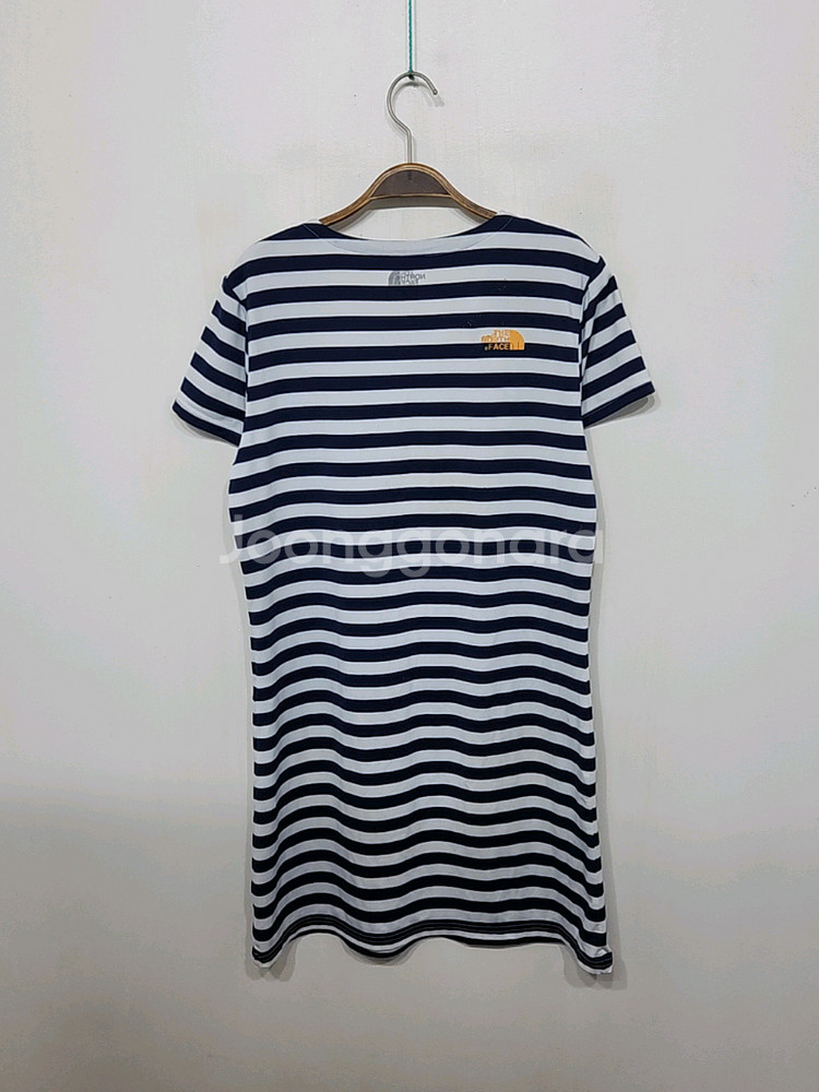 (95) 노스페이스 반팔 원피스 단가라 스판 노카라--7