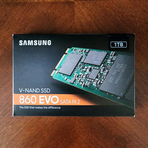 삼성전자 860 EVO M.2 SATA 1TB SSD