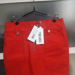 KENZO 레드 미니 스커트 36