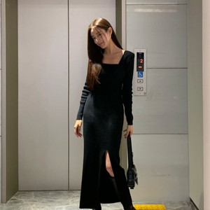 칙스라벨 니트원피스