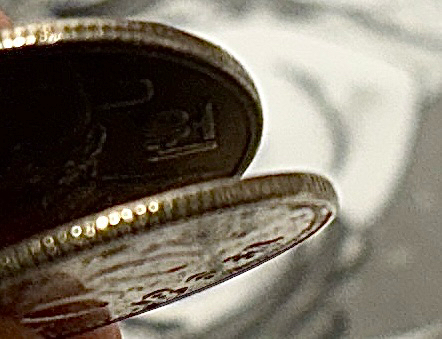 한국 100원 희기동전 1974년,1998년 세트판매 이미지