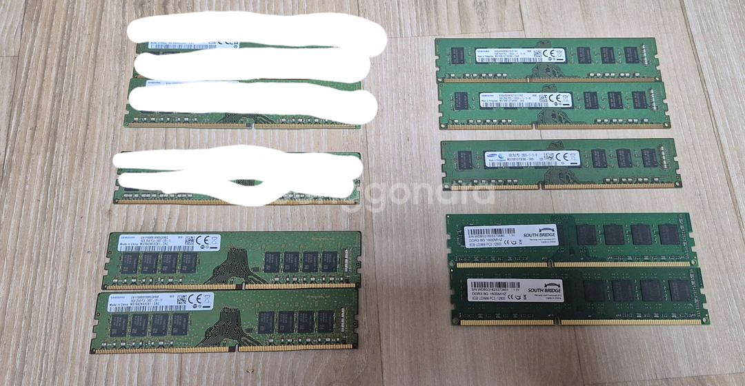 DDR4, DDR3 램 팔아요(가격 다름)--0