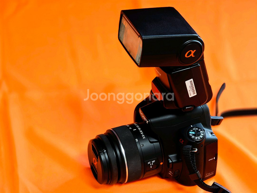 소니 Alpha a230 DSLR 카메라 풀세트--5