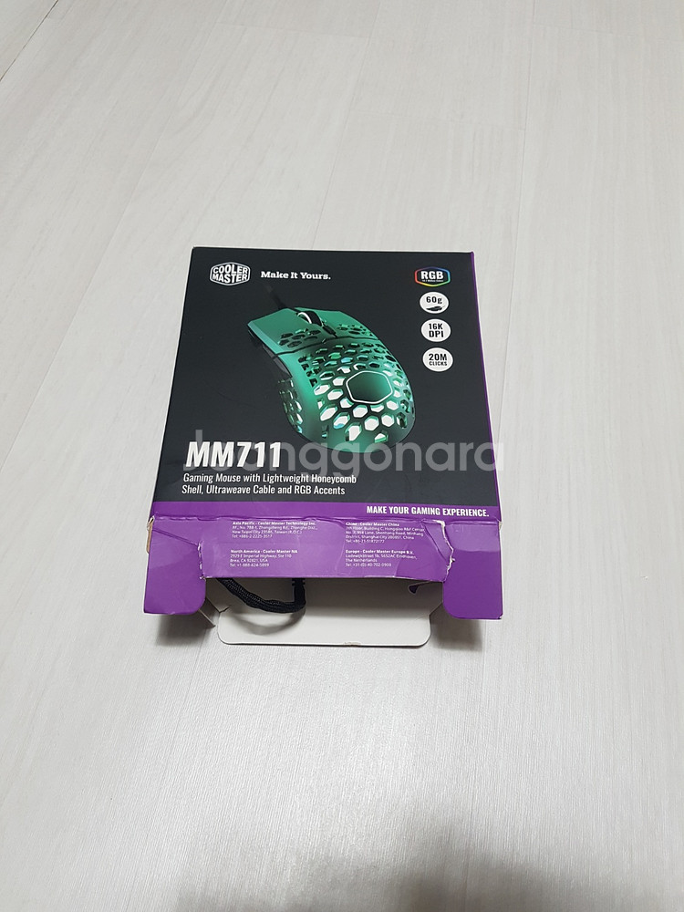 쿨러마스터 mm711 유선 마우스--3
