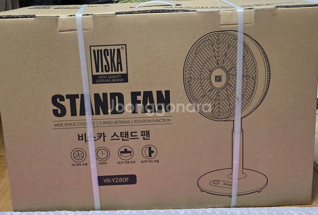 VISKA 스탠드 팬 선풍기 VK-Y280F (미개봉)--0