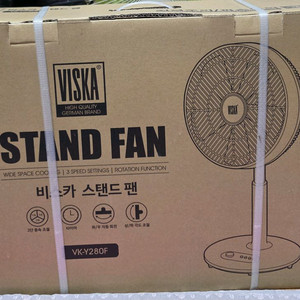 VISKA 스탠드 팬 선풍기 VK-Y280F (미개봉)