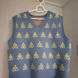 마가린핑거스 flower vest knit