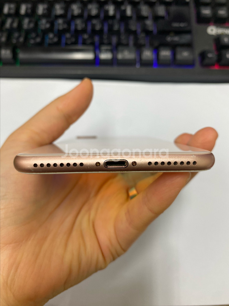 아이폰8플러스 로즈골드 A급 64GB 배터리93%--7