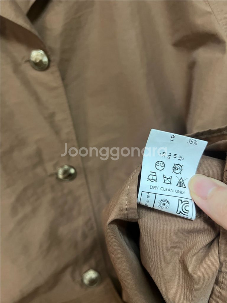 제평 스팅거 금장버튼 반팔 셔츠 자켓 블라우스 타임랑방--8