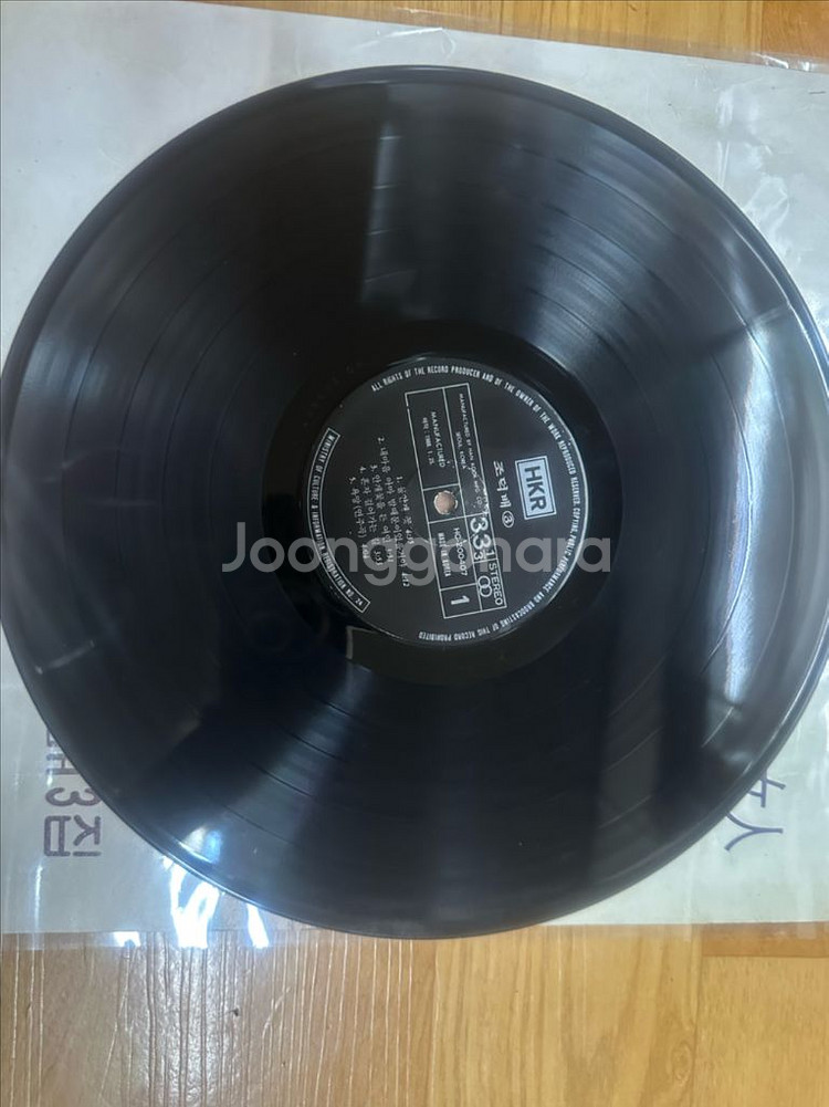 조덕배 3집 - 안개꽃을 든 여인 LP 판매합니다 아--3