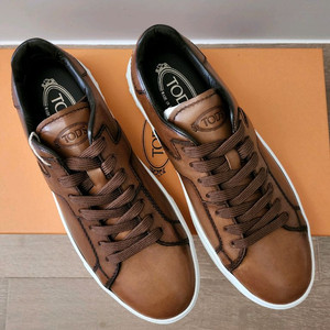 토즈 남성용 레더 스니커즈(US7.5)