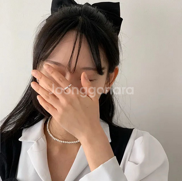 [새상품] 새틴 리본 헤어끈 발레리나 포니테일--3