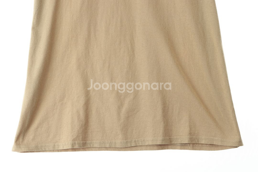 (XL) 길단 반팔 티셔츠 베이지 올드스쿨--2