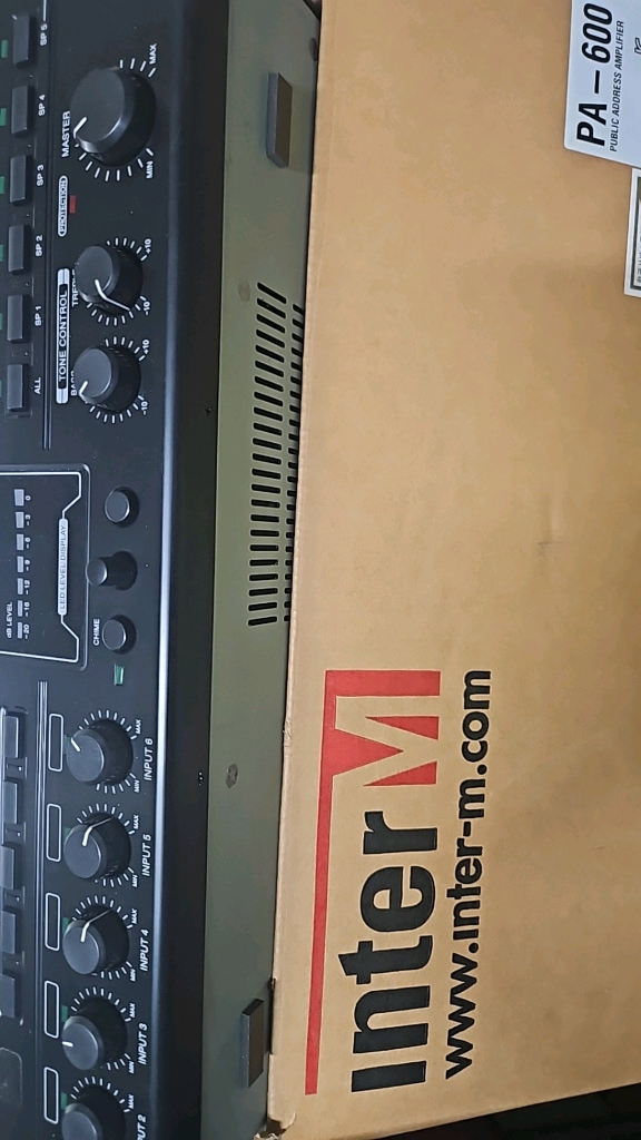 inter PA-600믹싱앰프 이미지
