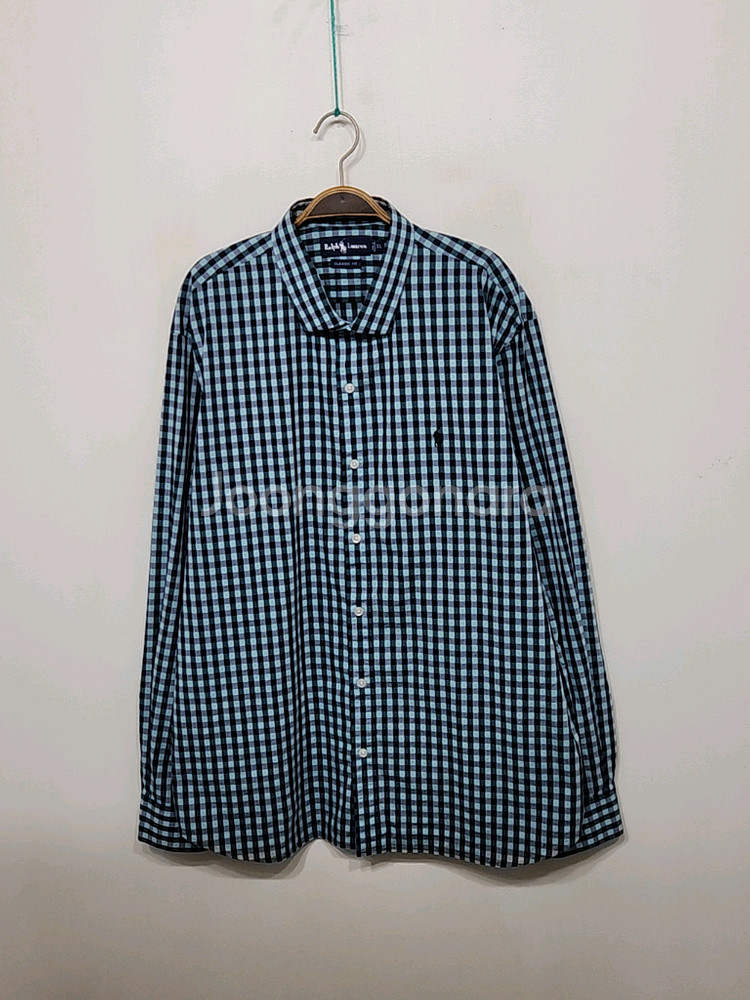 (3XL) 랄프로렌 폴로 체크남방 빅사이즈 셔츠 캐주얼--0