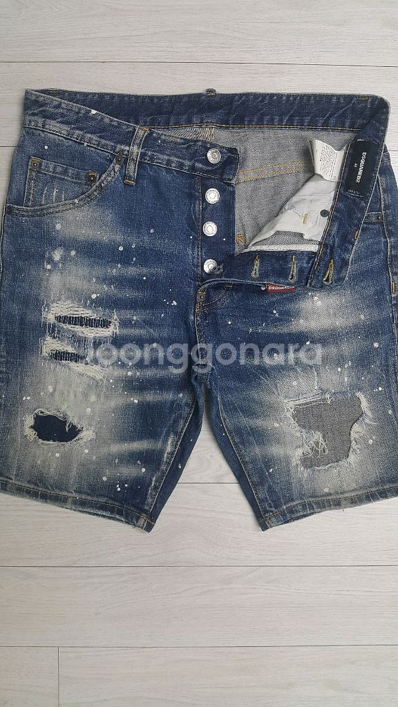 디스퀘어드2 정품(사방스판) 청반바지 32인치 이태리판--1