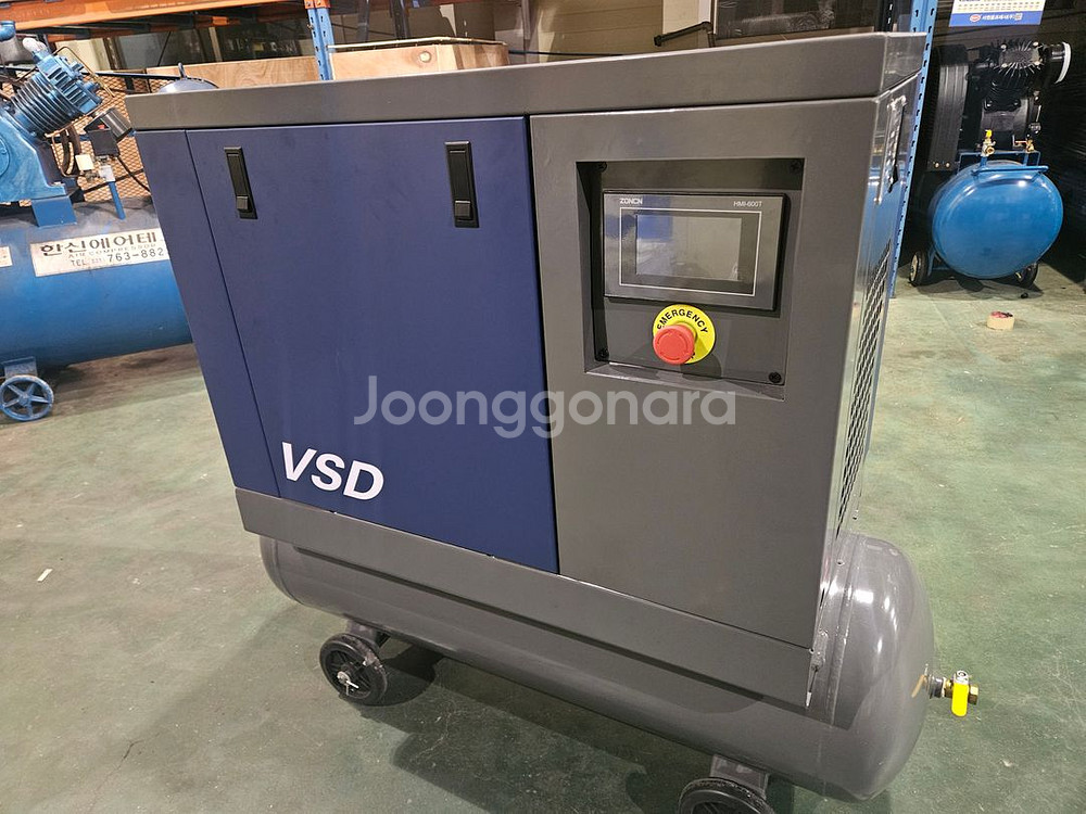 단상220V 인버터스크류 콤프레샤 5마력--0